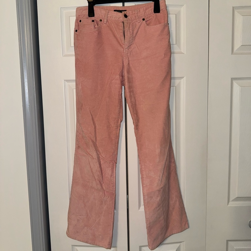 New York & Company Pink Corduroy Pants